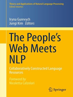cover image of The People's Web Meets NLP
